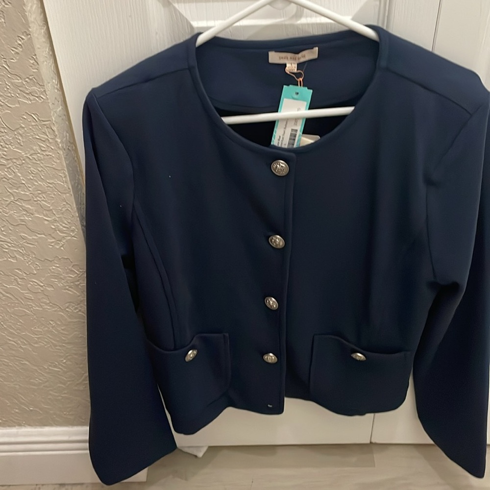 Stitch Fix Women’s Skies Are Blue Jacket Large L NWT